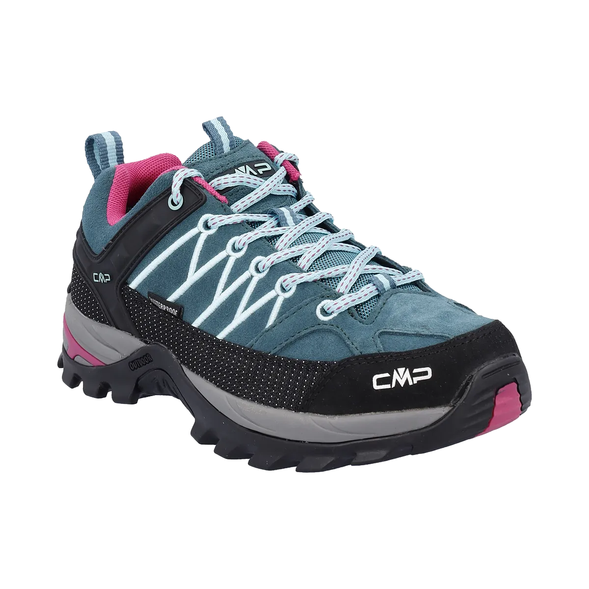 CMP Women's Rigel Waterproof Trail Shoes (Deep Lake/Acqua)