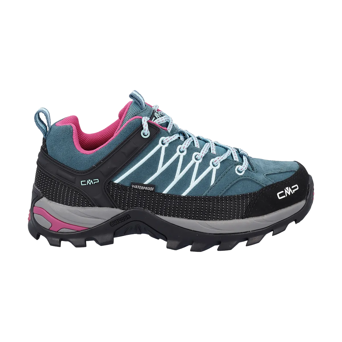 CMP Women's Rigel Waterproof Trail Shoes (Deep Lake/Acqua)