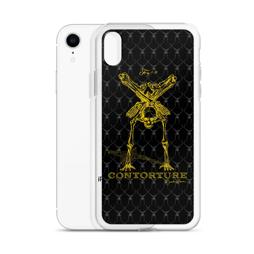 Contorture iPhone Case: Gold Contortion Skeleton