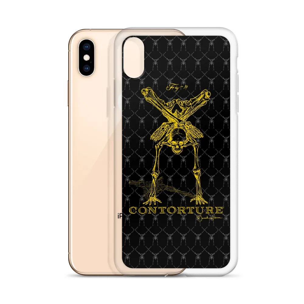 Contorture iPhone Case: Gold Contortion Skeleton