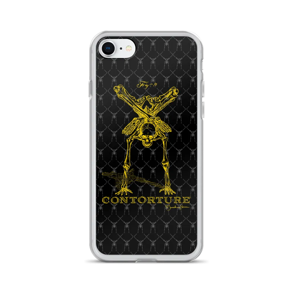 Contorture iPhone Case: Gold Contortion Skeleton