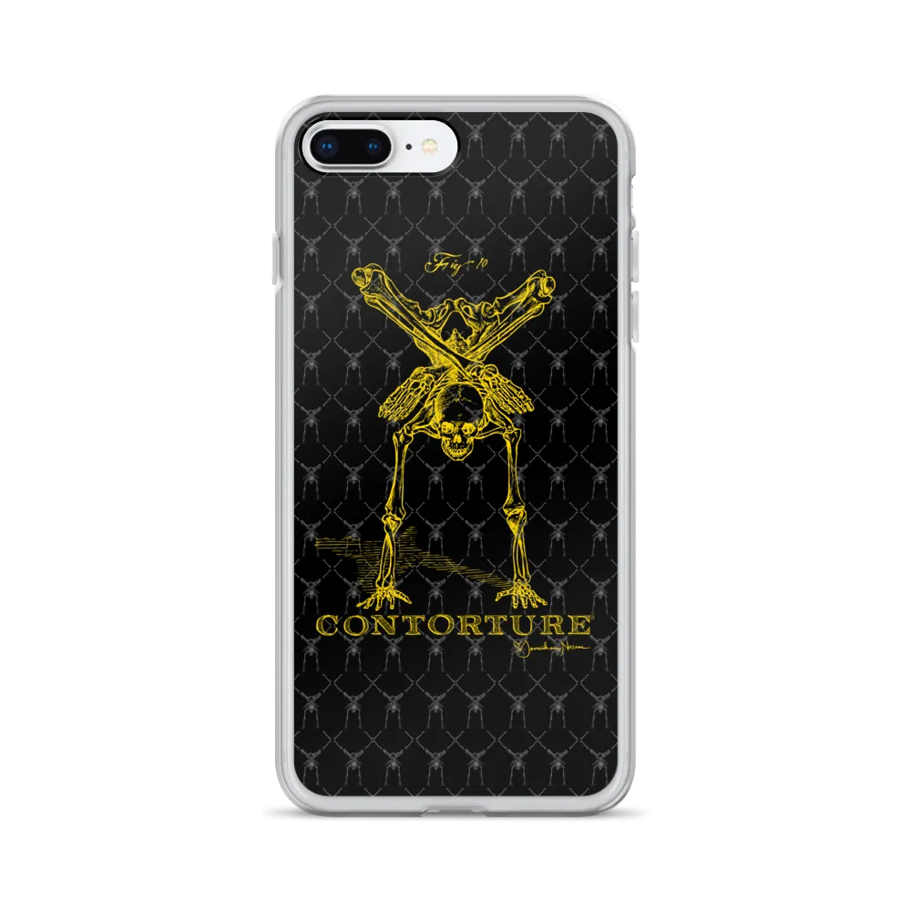 Contorture iPhone Case: Gold Contortion Skeleton