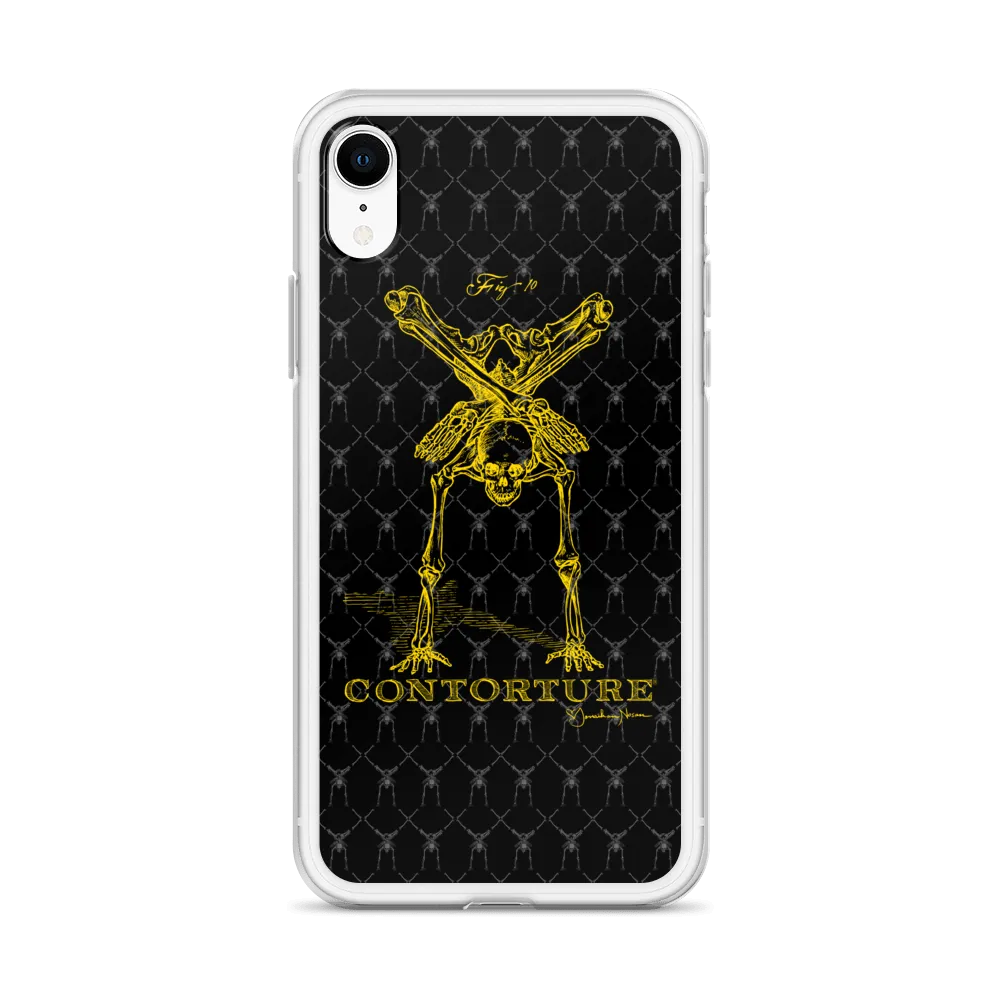 Contorture iPhone Case: Gold Contortion Skeleton