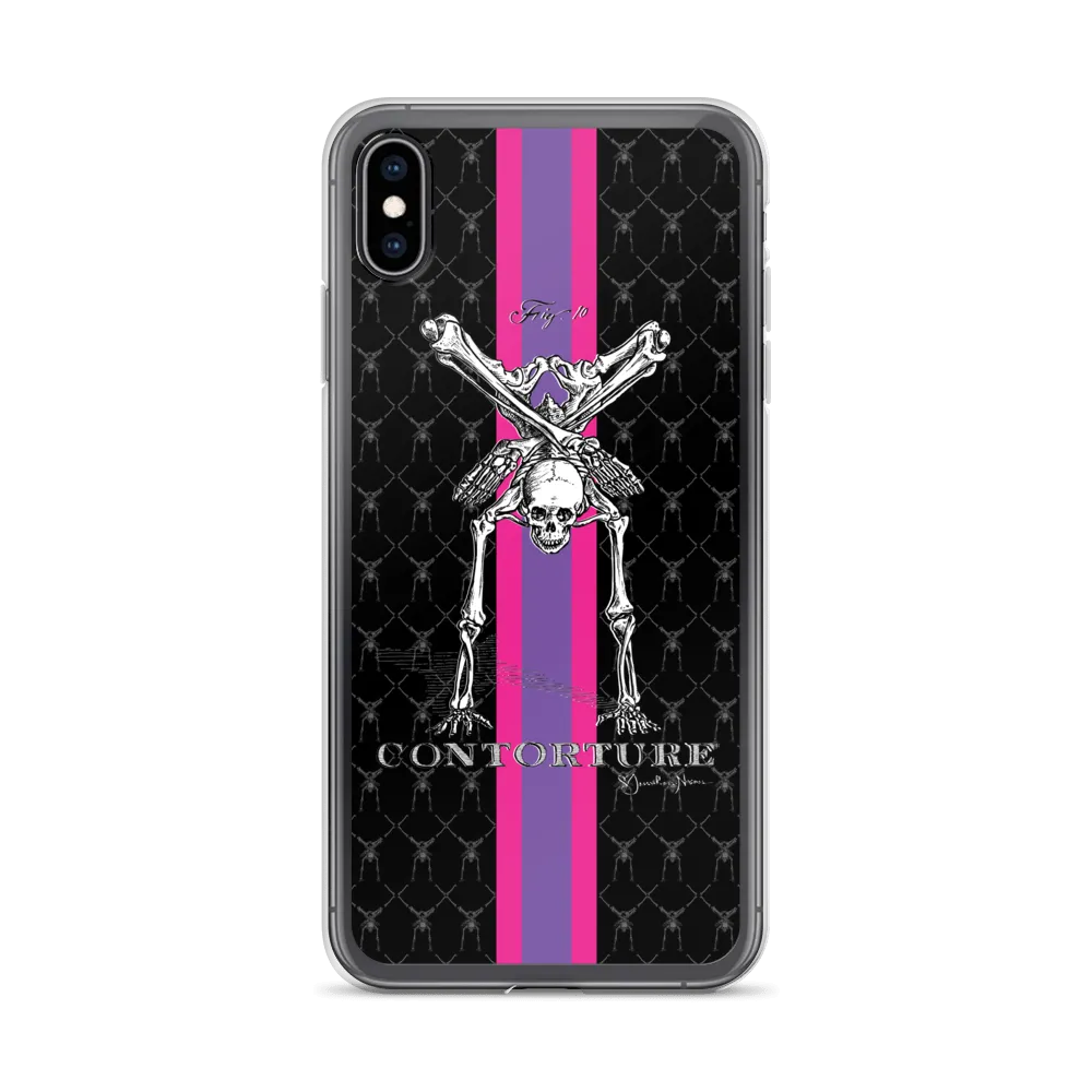 Contorture iPhone Case: SuperStripe Contortion Skeleton