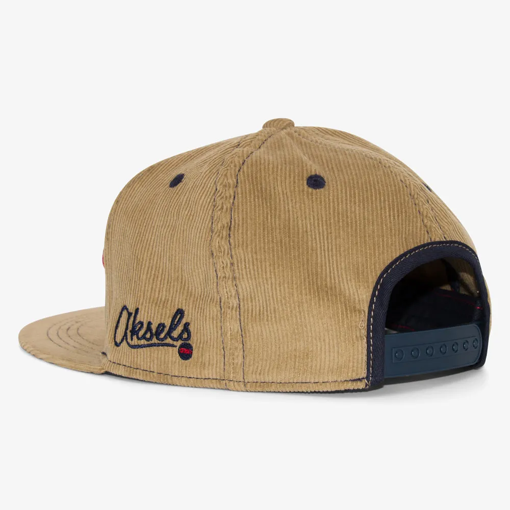 Cursive Colorado Corduroy Snapback Hat