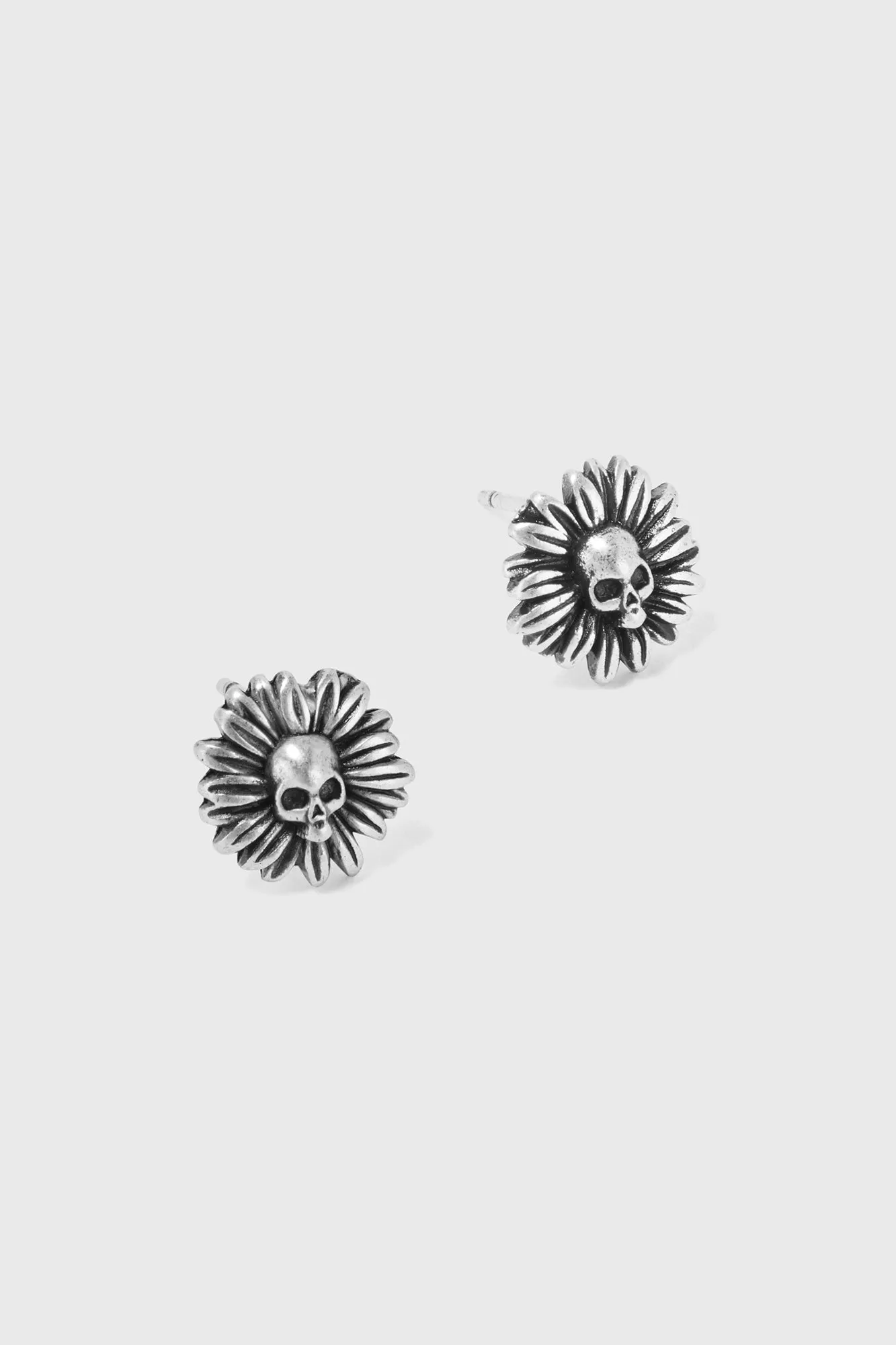 Daisy Skull Earrings