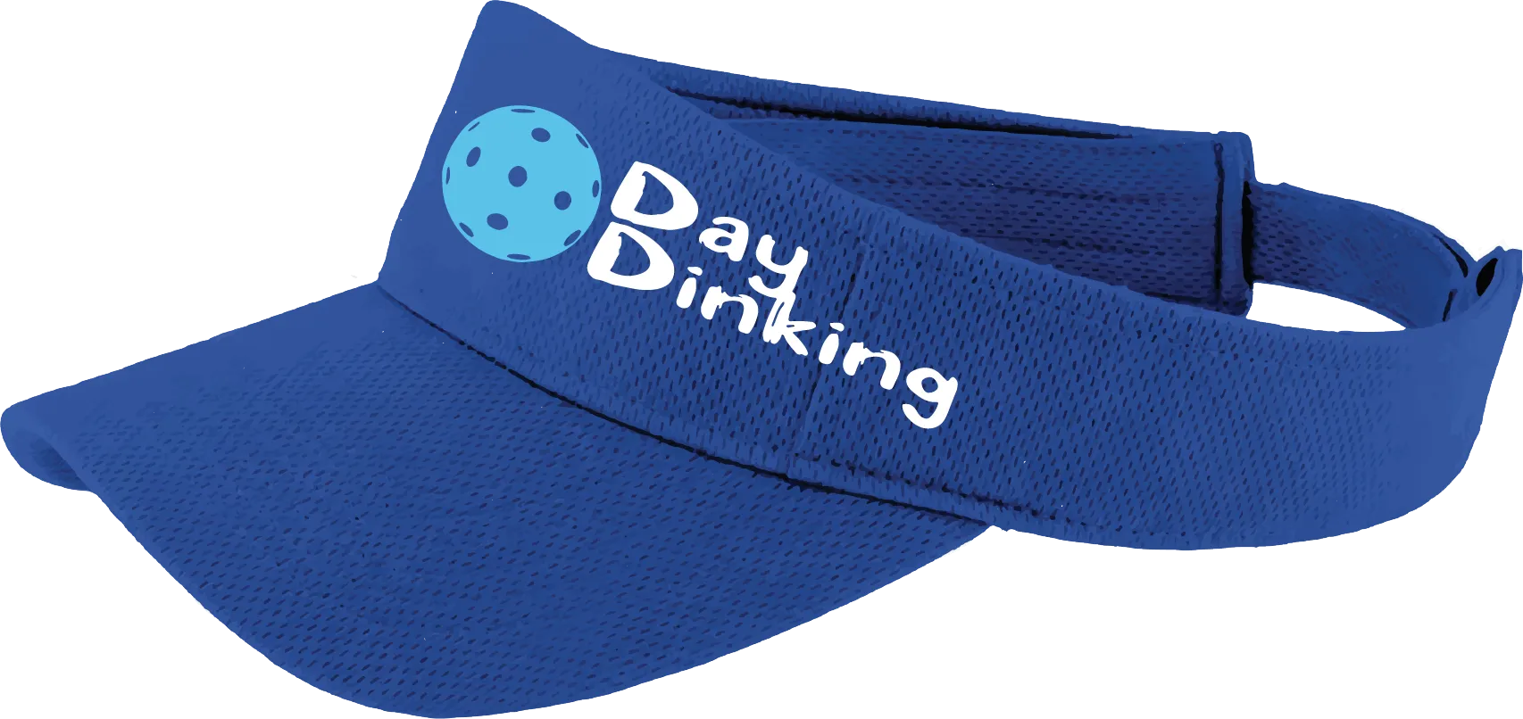 Day Dinking With Pickleball (Customizable) | Pickleball Visors | Moisture Wicking 100% Polyester