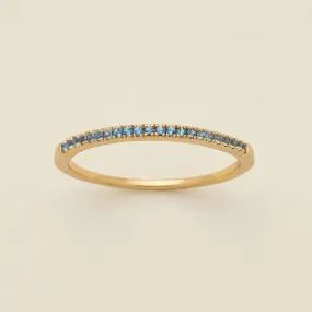 December Birthstone Stacking Ring