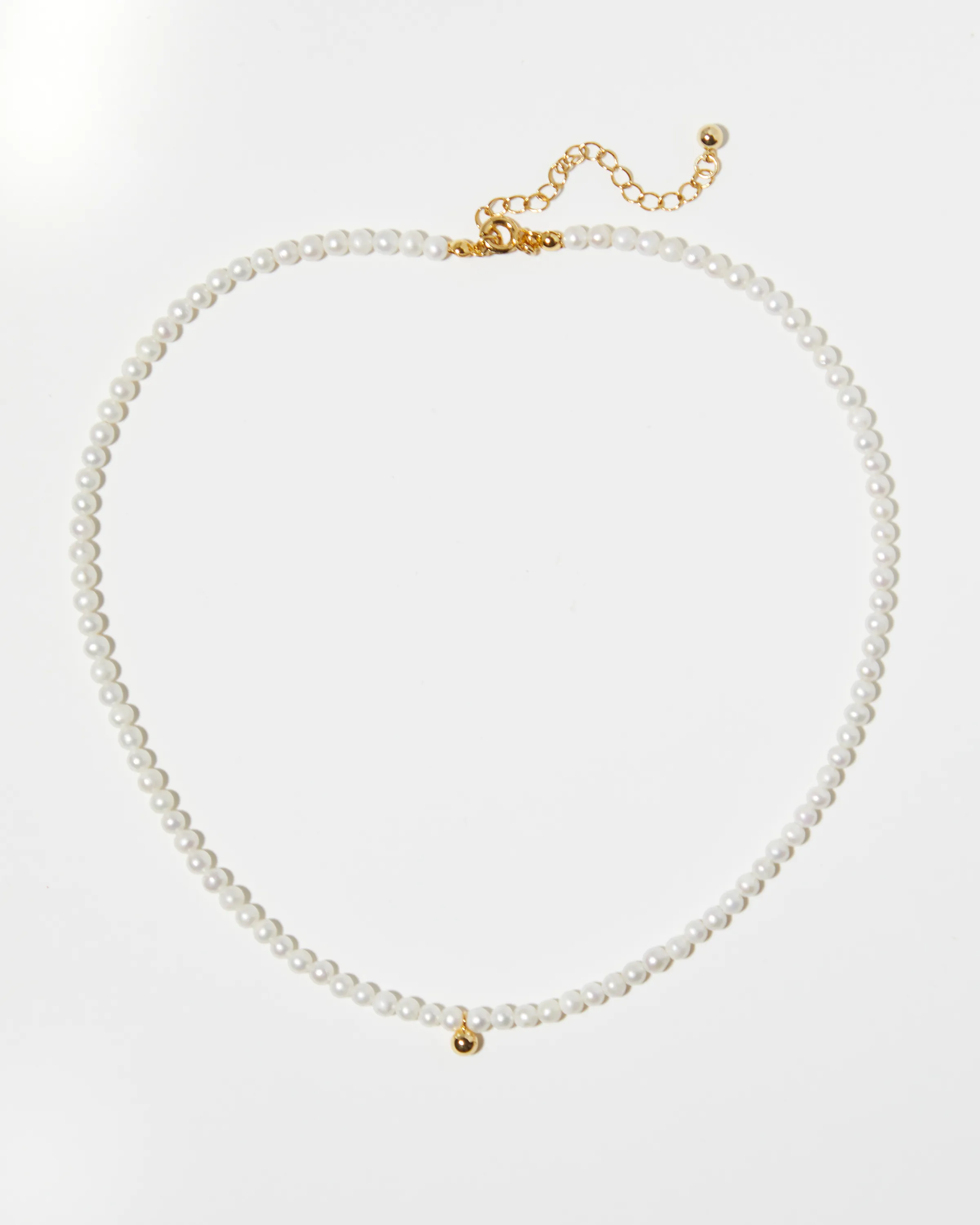 Delicate Gold and Pearl Necklace