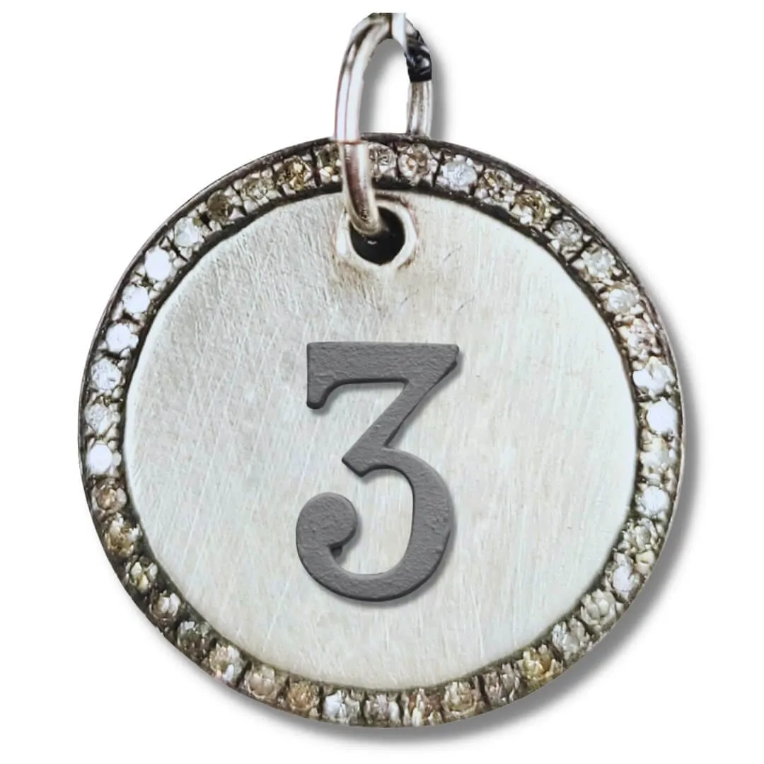 Diamond number charm