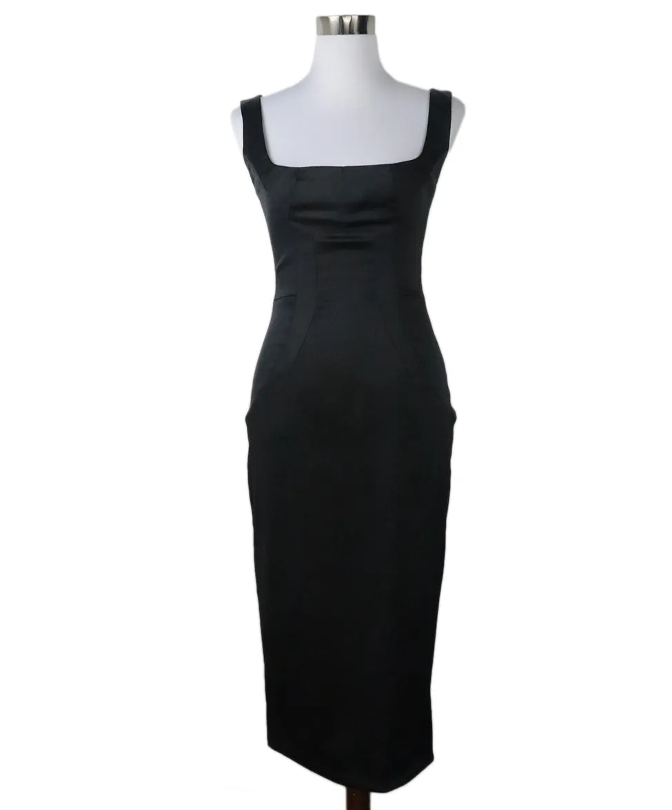 Dolce & Gabbana Black Silk Dress sz 4