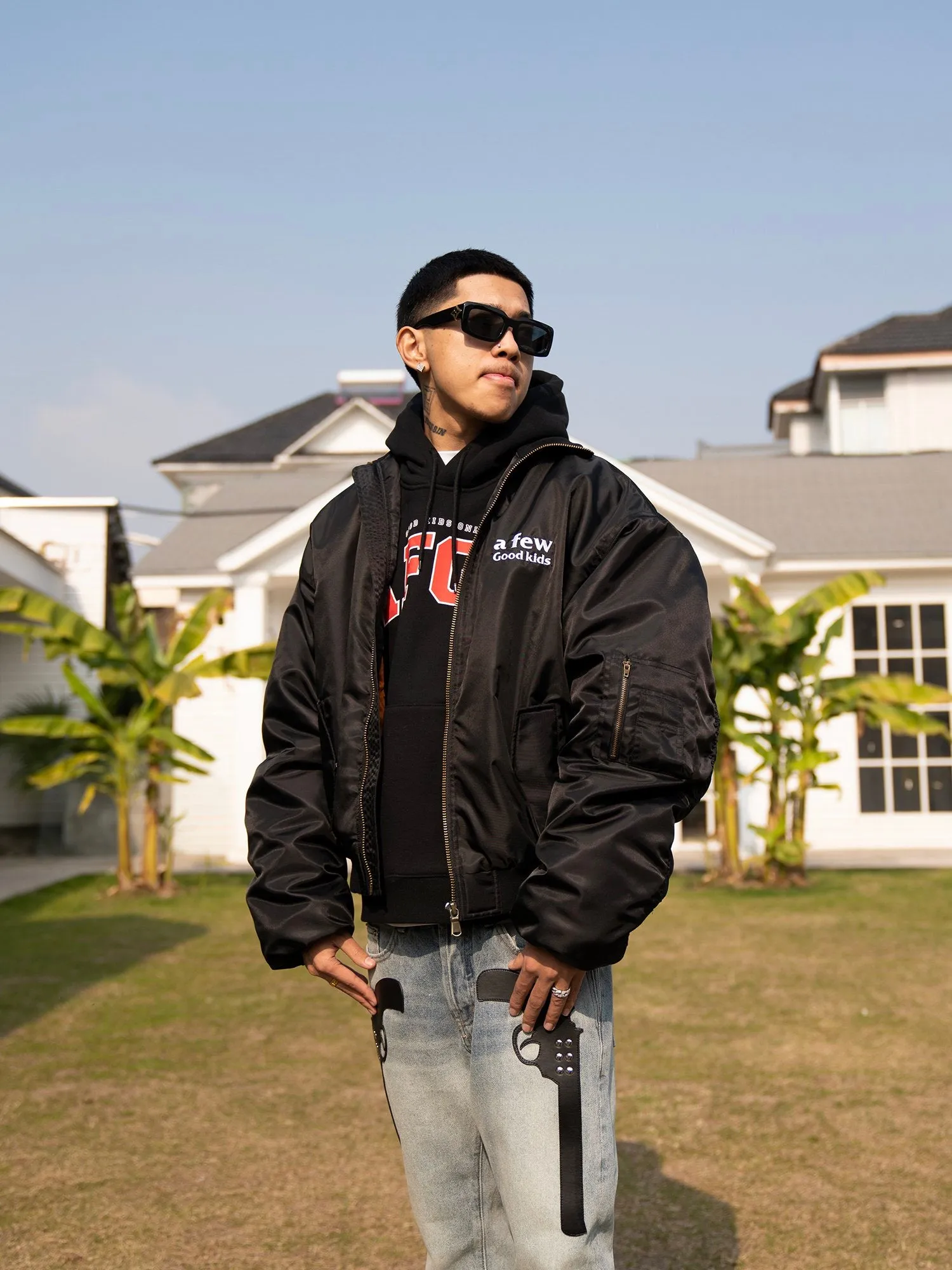 DONCARE (AFGK) "Classic MA-1 Jacket" - Black