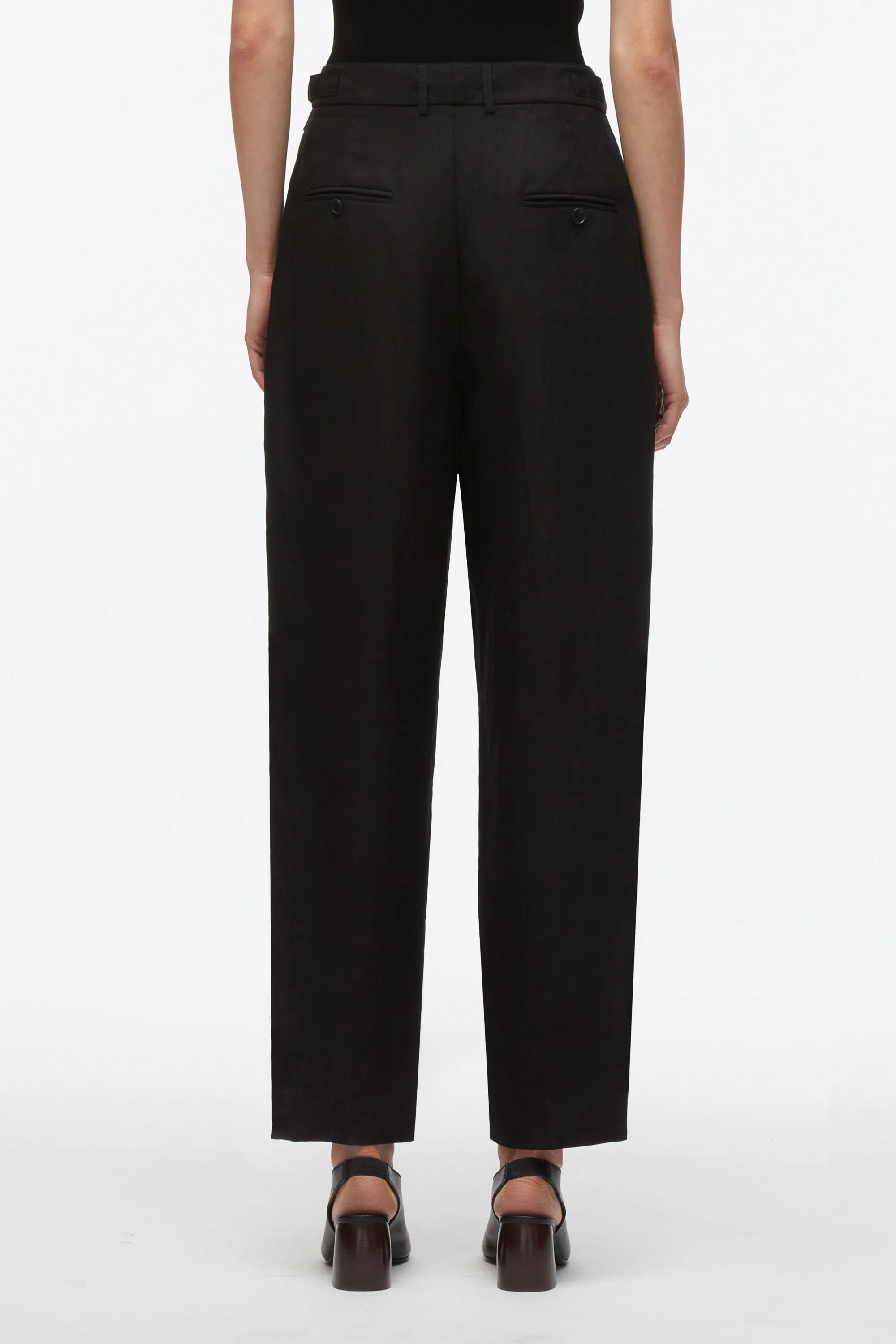 Double Pleat Taper Trouser