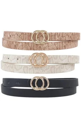 Double Ring Belt-Skinny