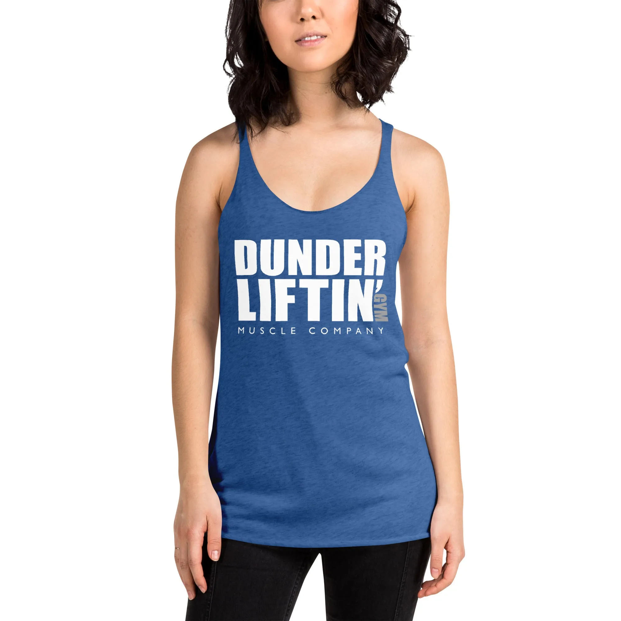 Dunder Liftin Muscle Company - Women's Racerback Tank