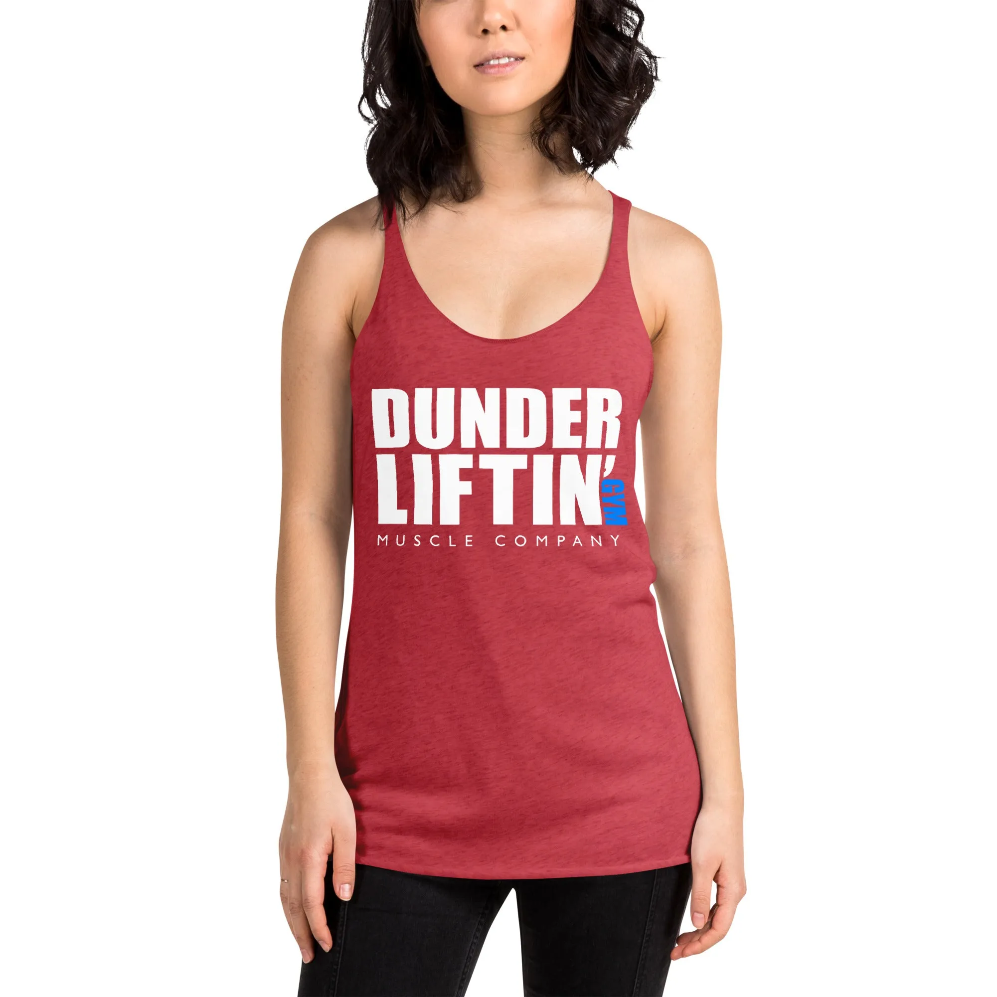 Dunder Liftin Muscle Company - Women's Racerback Tank