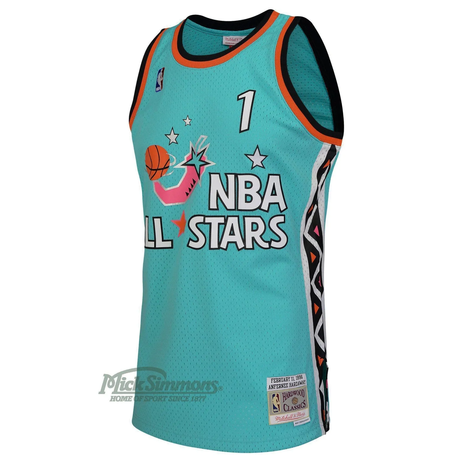 Eastern Conference Anfernee Hardaway 1996 Hardwood Classics Swingman All Star Jersey by Mitchell & Ness