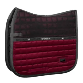 Equestrian Stockholm Dressage Saddle Pad Sportive Dark Bordeaux COB