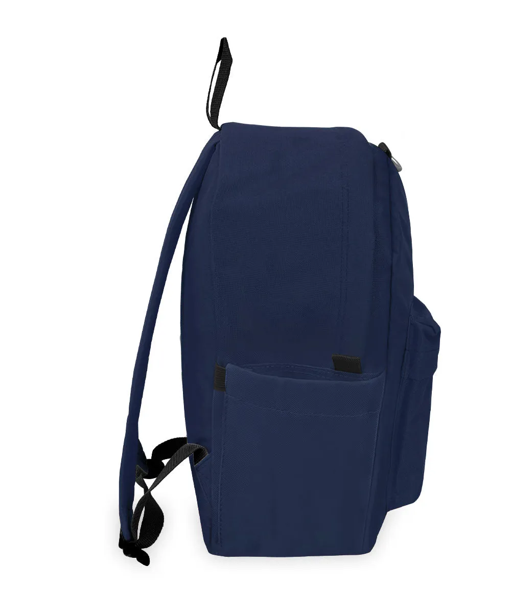 EVEREST CLASSIC LAPTOP BACKPACK W/ SIDE POCKET - NAVY