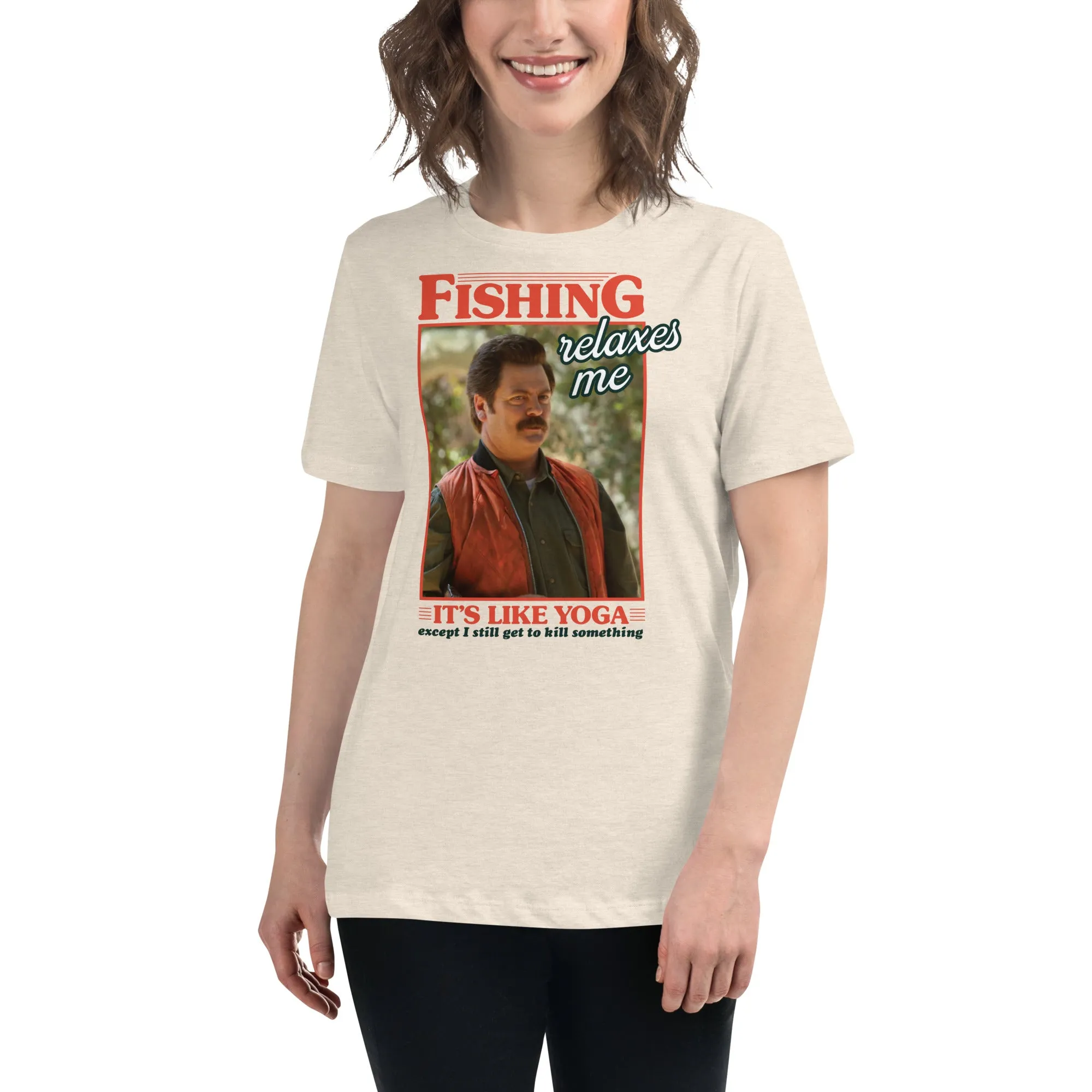 Fishing Relaxes Me - Women's T-Shirt