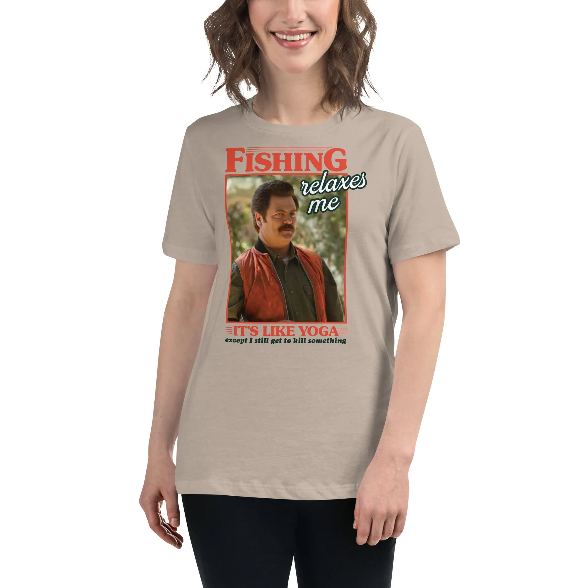 Fishing Relaxes Me - Women's T-Shirt