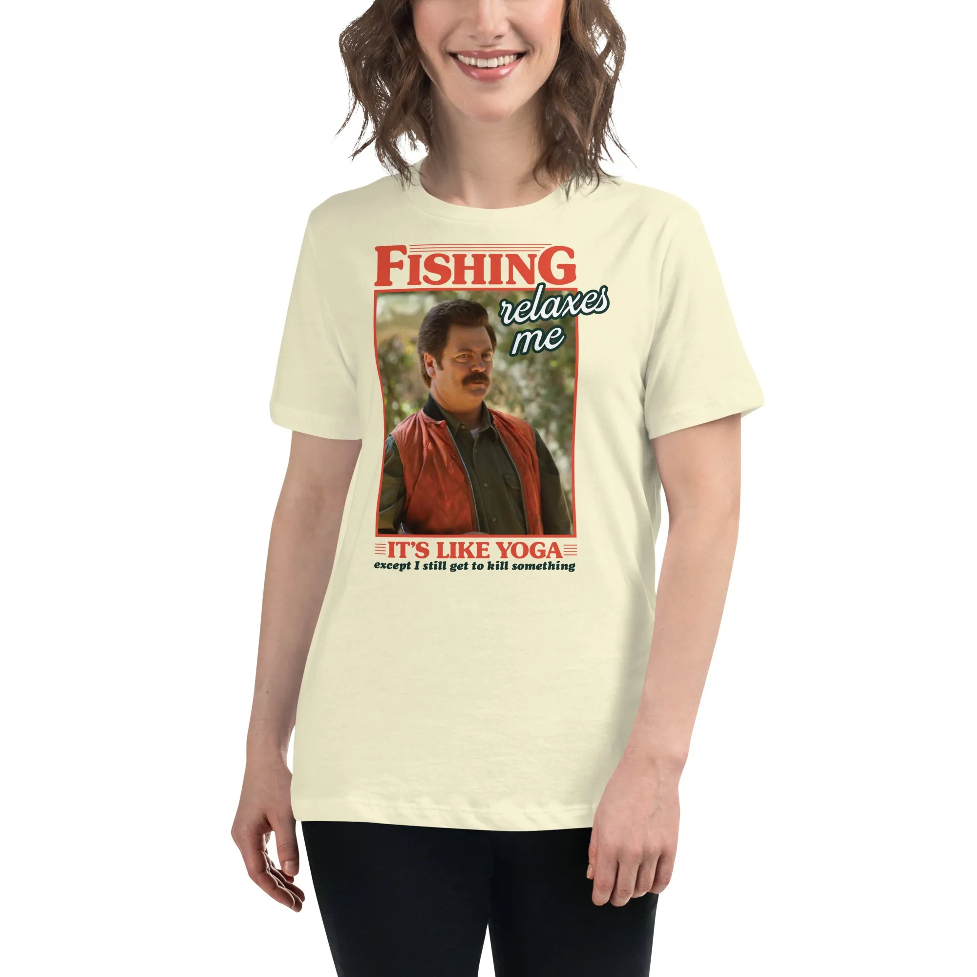 Fishing Relaxes Me - Women's T-Shirt