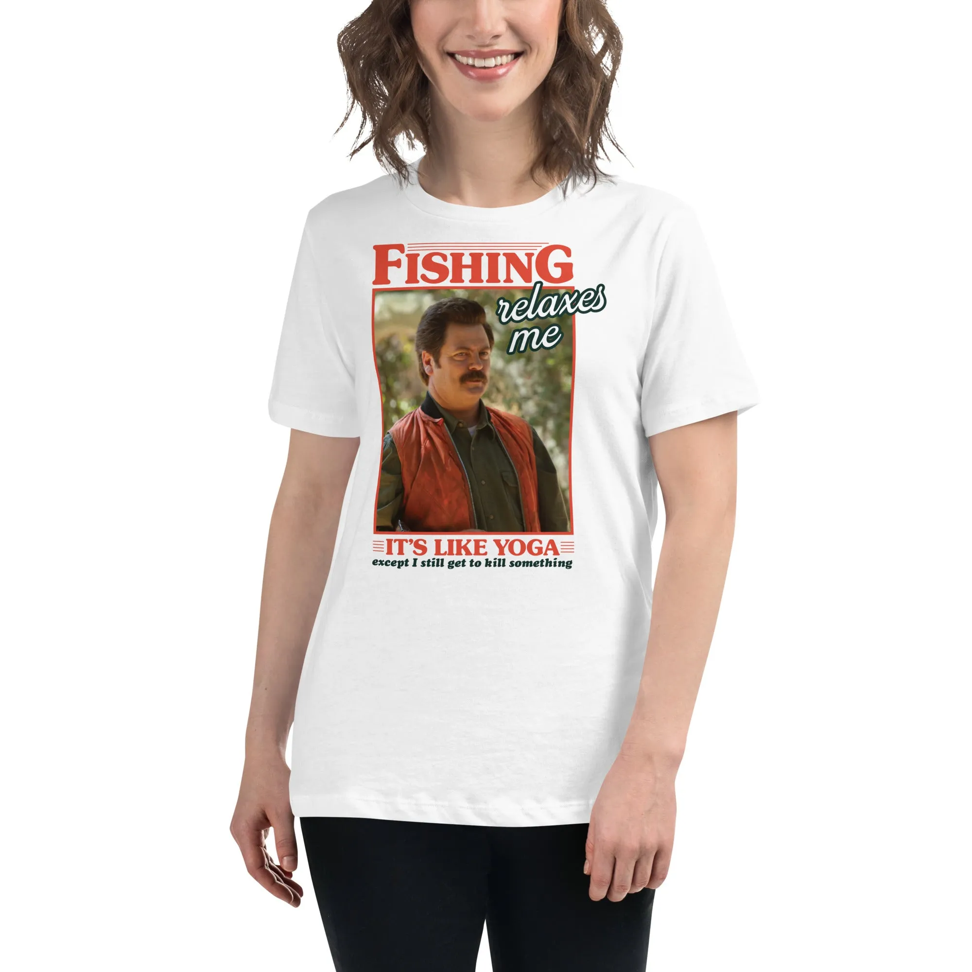 Fishing Relaxes Me - Women's T-Shirt