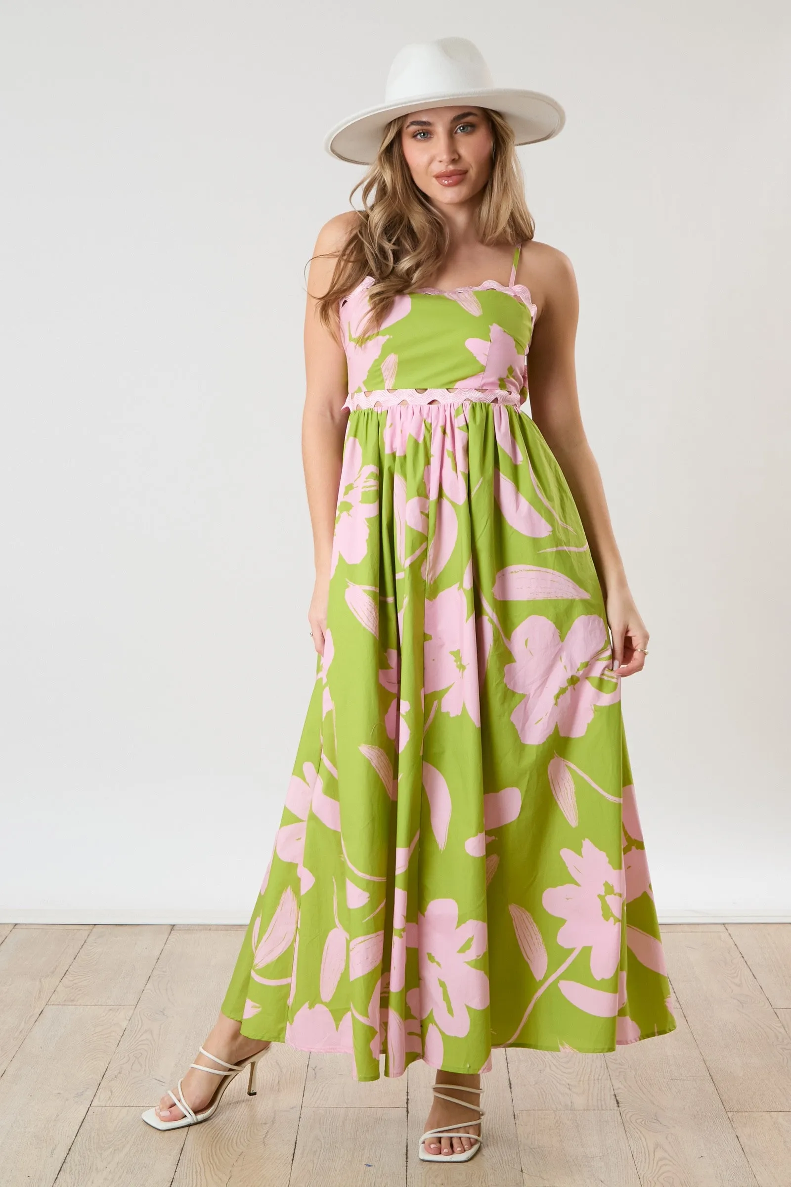 Floral Ric Rac Maxi