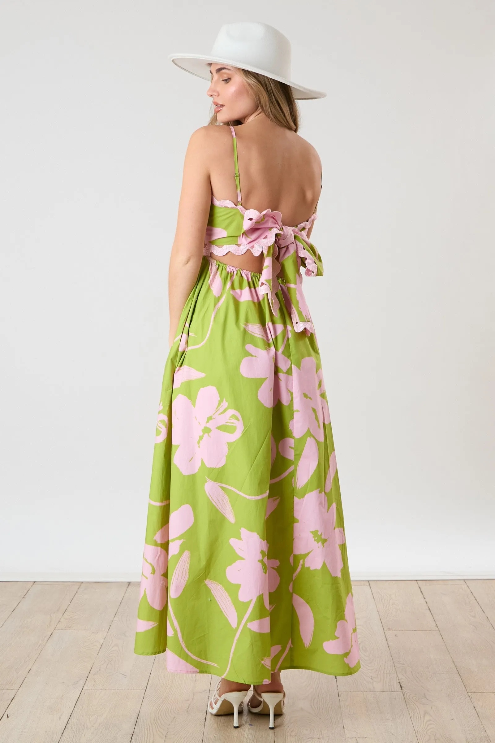 Floral Ric Rac Maxi