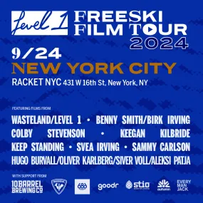 Freeski Film Tour 9/24 NEW YORK CITY