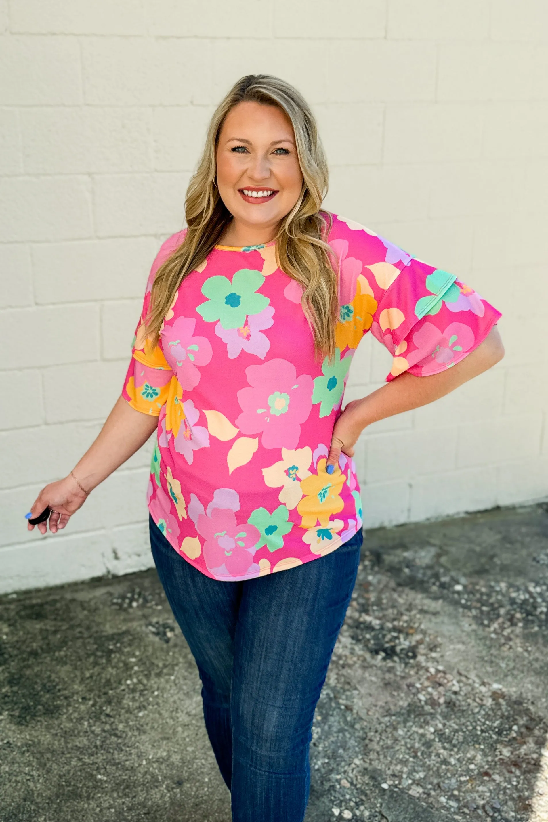 Fresh Beginnings Floral Top