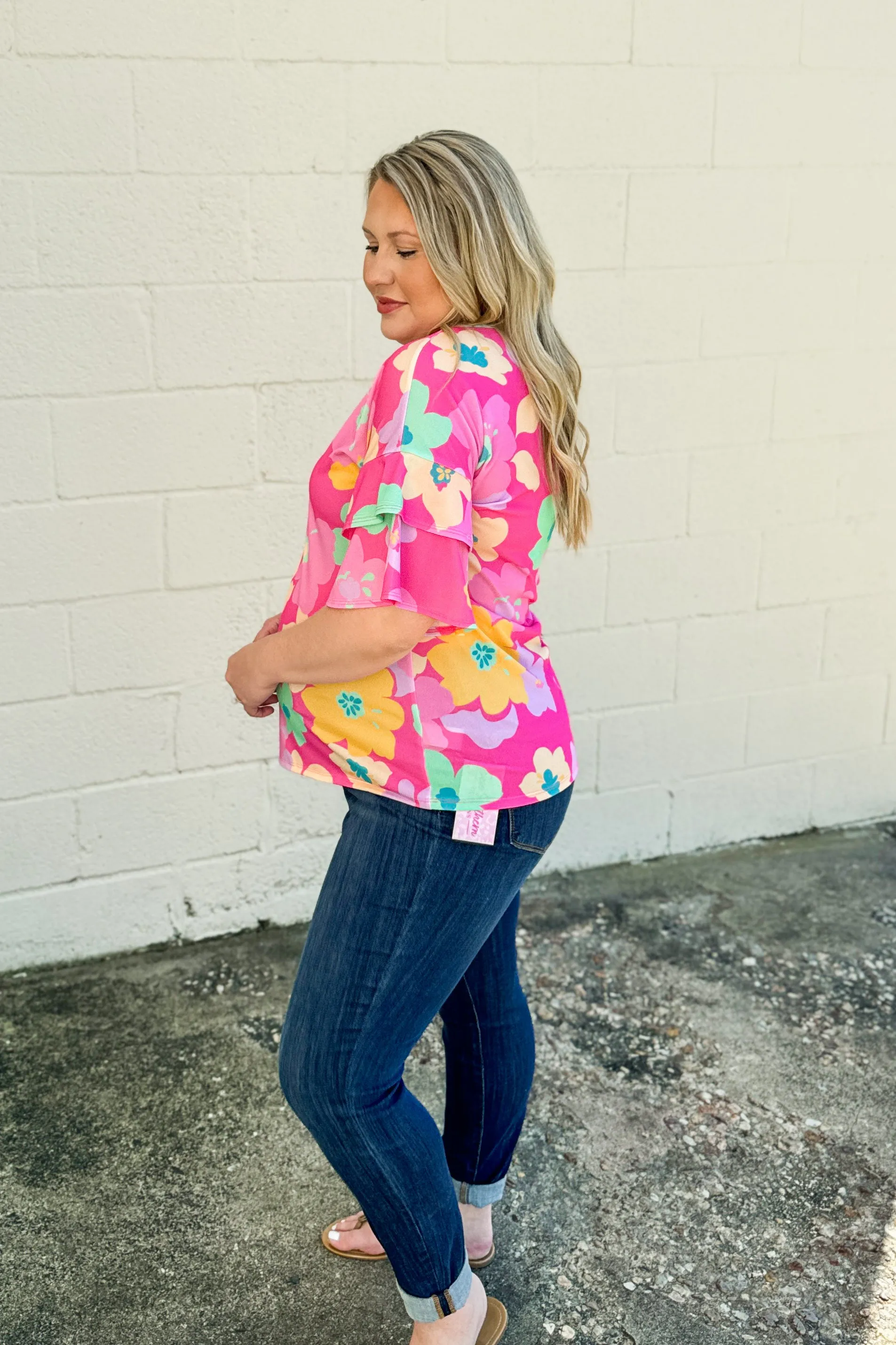 Fresh Beginnings Floral Top