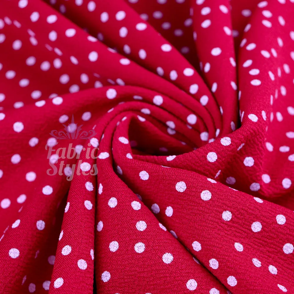 FS589 Polka Dots Liverpool Fabric