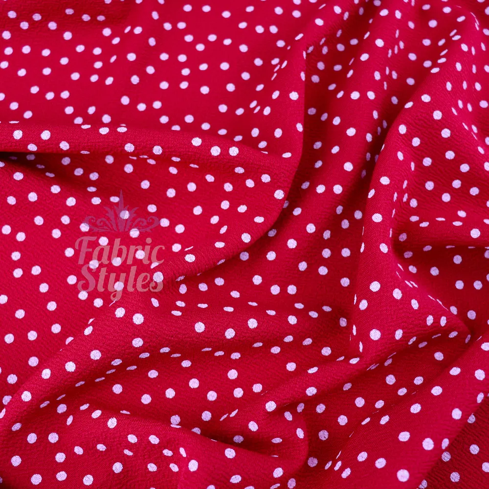 FS589 Polka Dots Liverpool Fabric