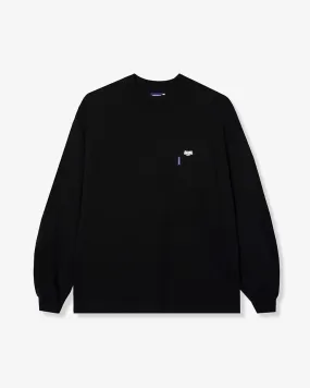 Garment Dye L/S Pocket Tee Black