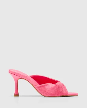 Gigi Heels Pink Terry