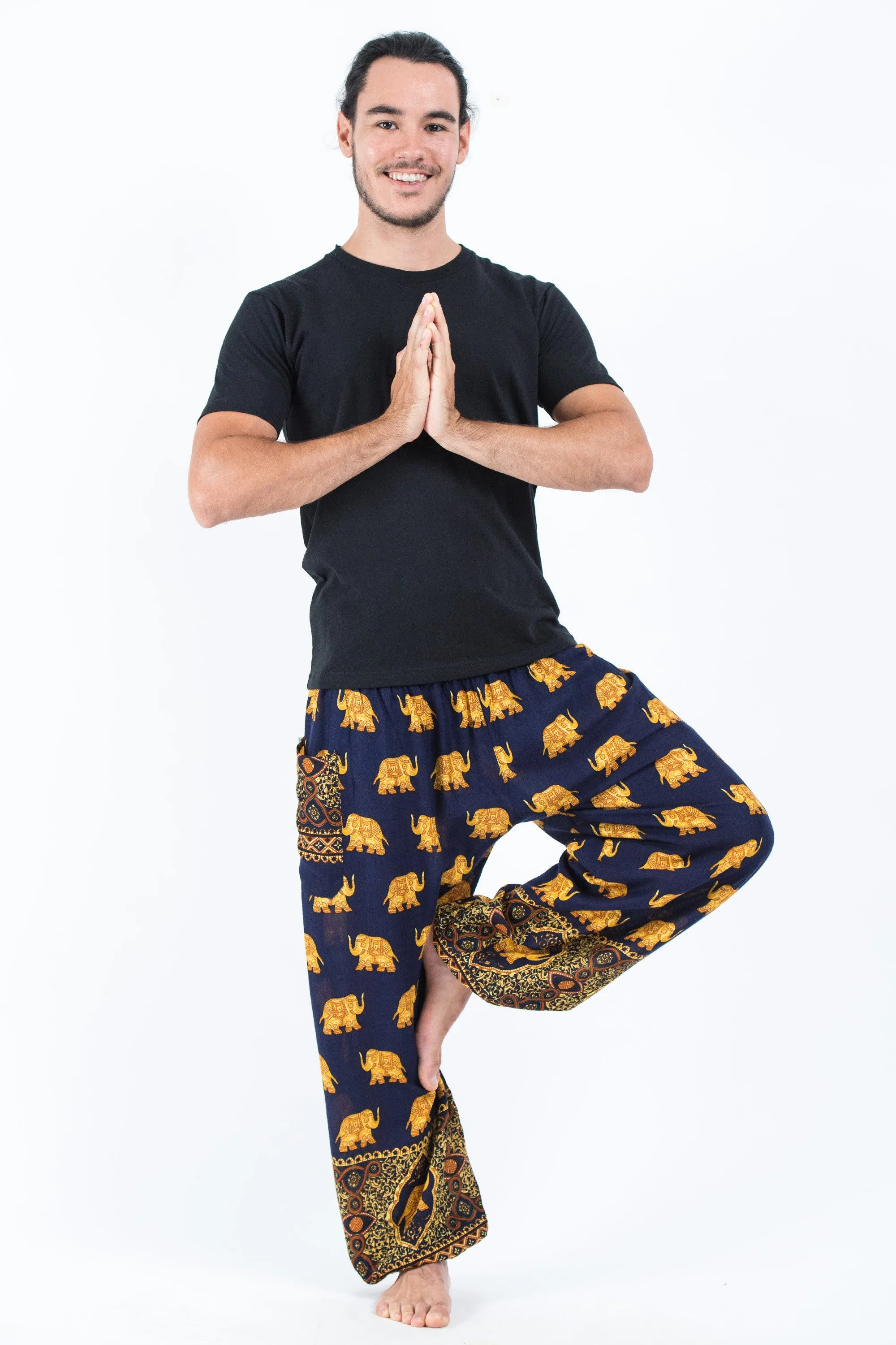 Golden Elephant Men's Elephant Pants in Navy