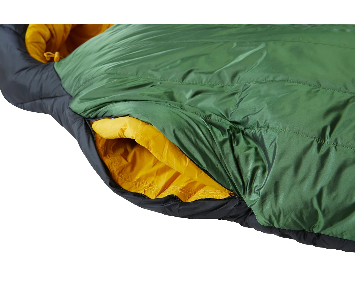 Gormsson -10° Mummy sleeping bag - Artichoke Green/Mustard Yellow/Black