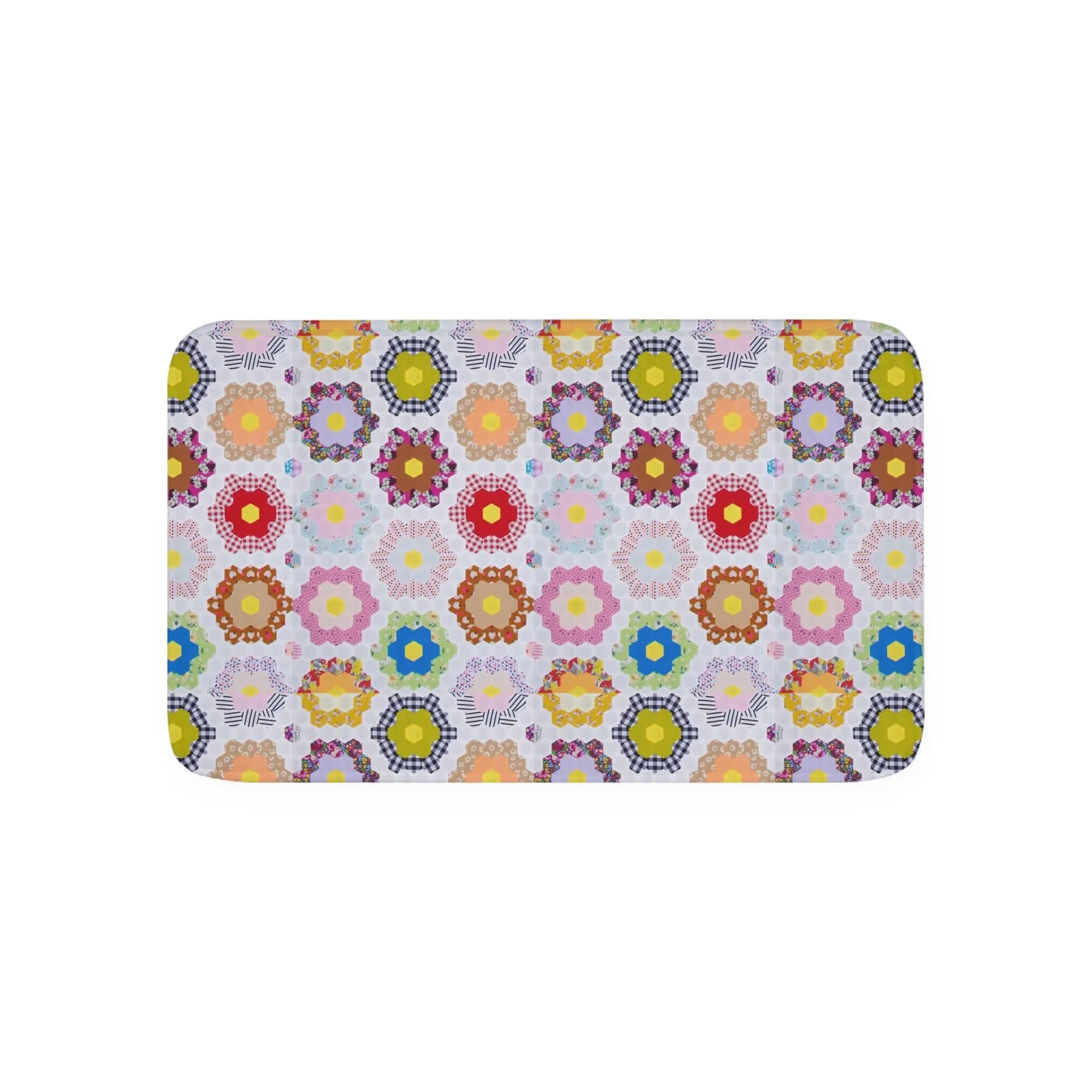 Grandma's Flower Garden - Memory Foam Bath Mat