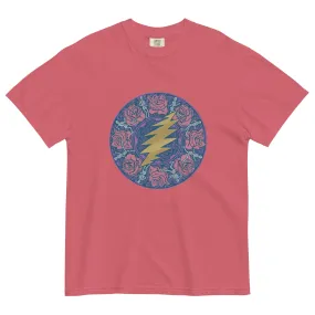 Grateful Dead | Pigment Dye Oversize Cotton Tee | Bolt and Roses