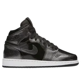 (GS) Air Jordan 1 Retro High OG 'Black Patent' (2016) 705300-017