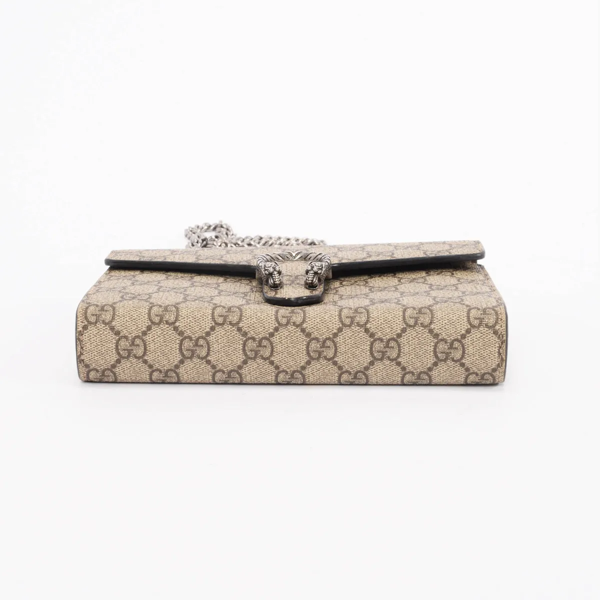 Gucci Beige GG Supreme Dionysus Wallet on Chain