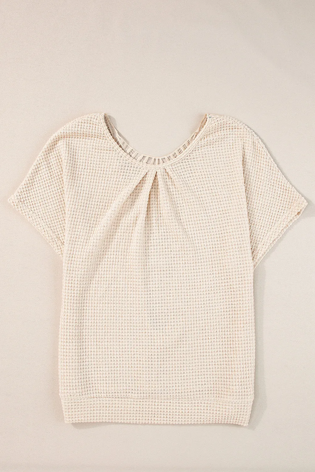 Guipure Lace Patch Textured T-shirt