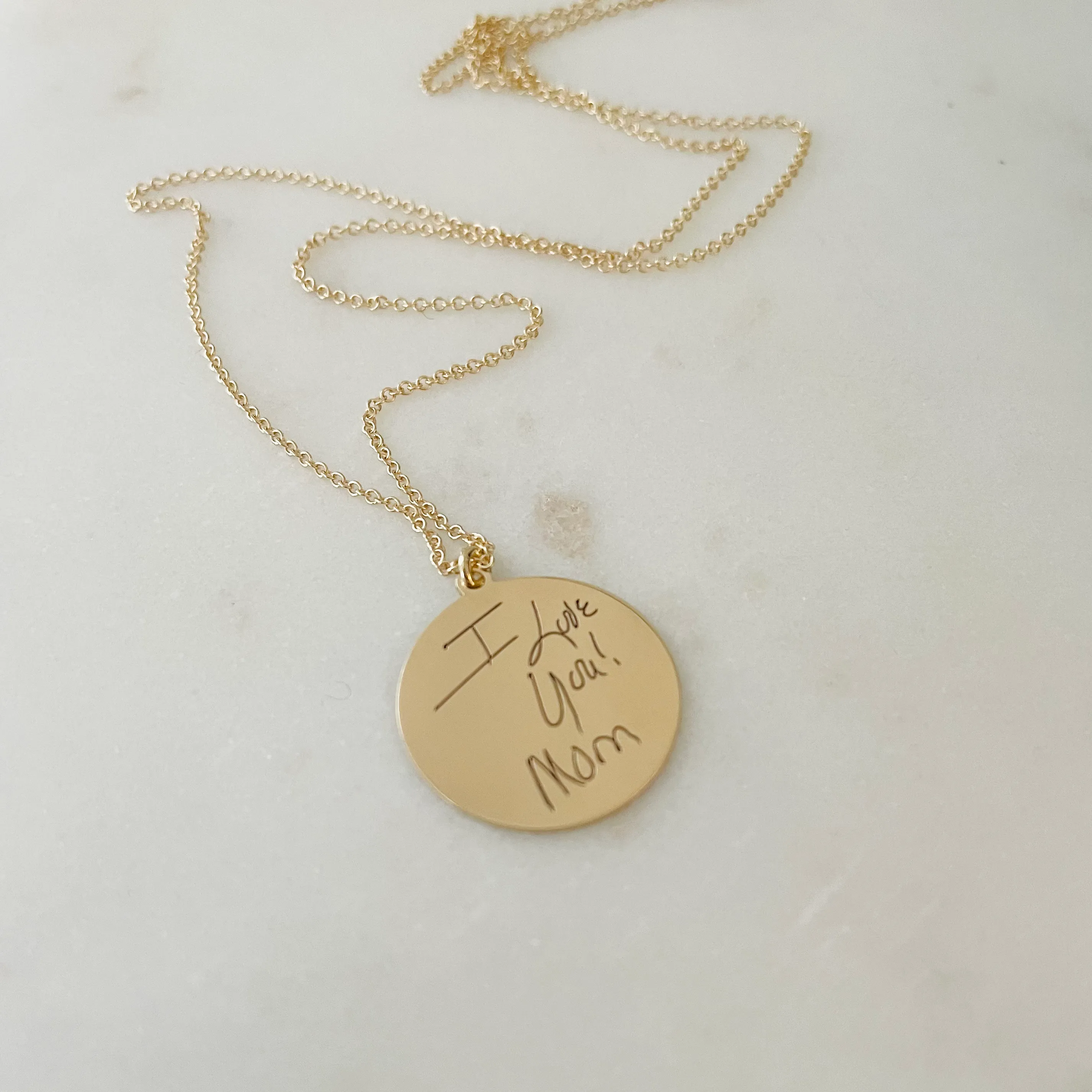 Handwriting Medallion - Large