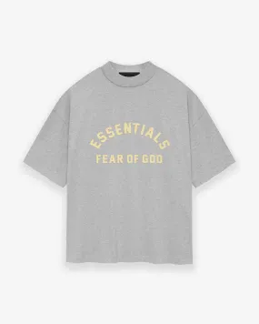 Heavy Jersey Crewneck T-Shirt Light Heather Grey