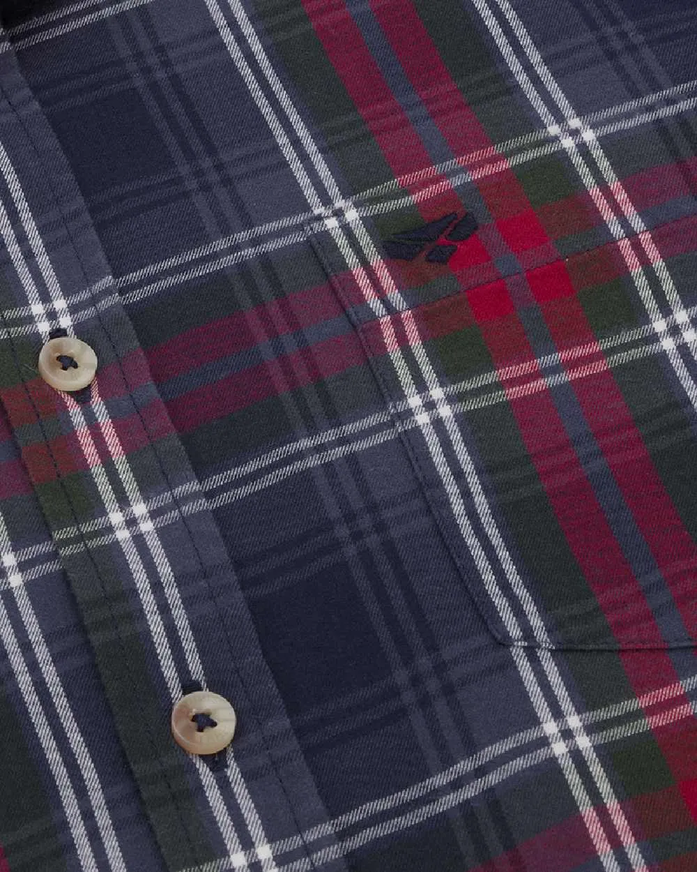 Hoggs of Fife Taransay Plaid Twill Shirt