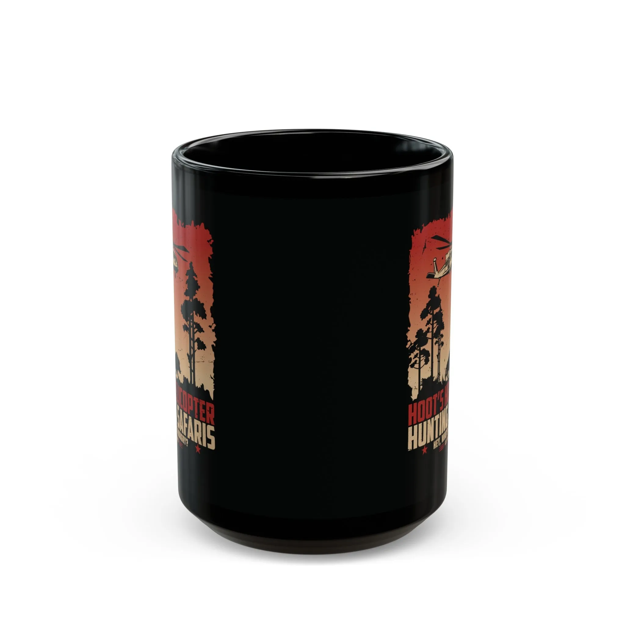 Hoot's Helicopter Hunting Safaris Mug (15oz)