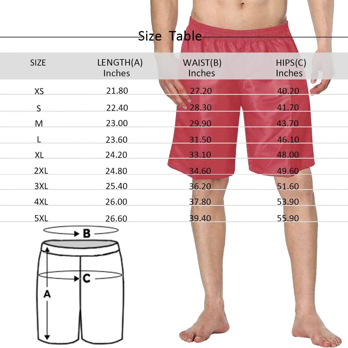 【Hot Selling】Custom Face Small Pineapple Personalized Photo Men's Elastic Beach Shorts