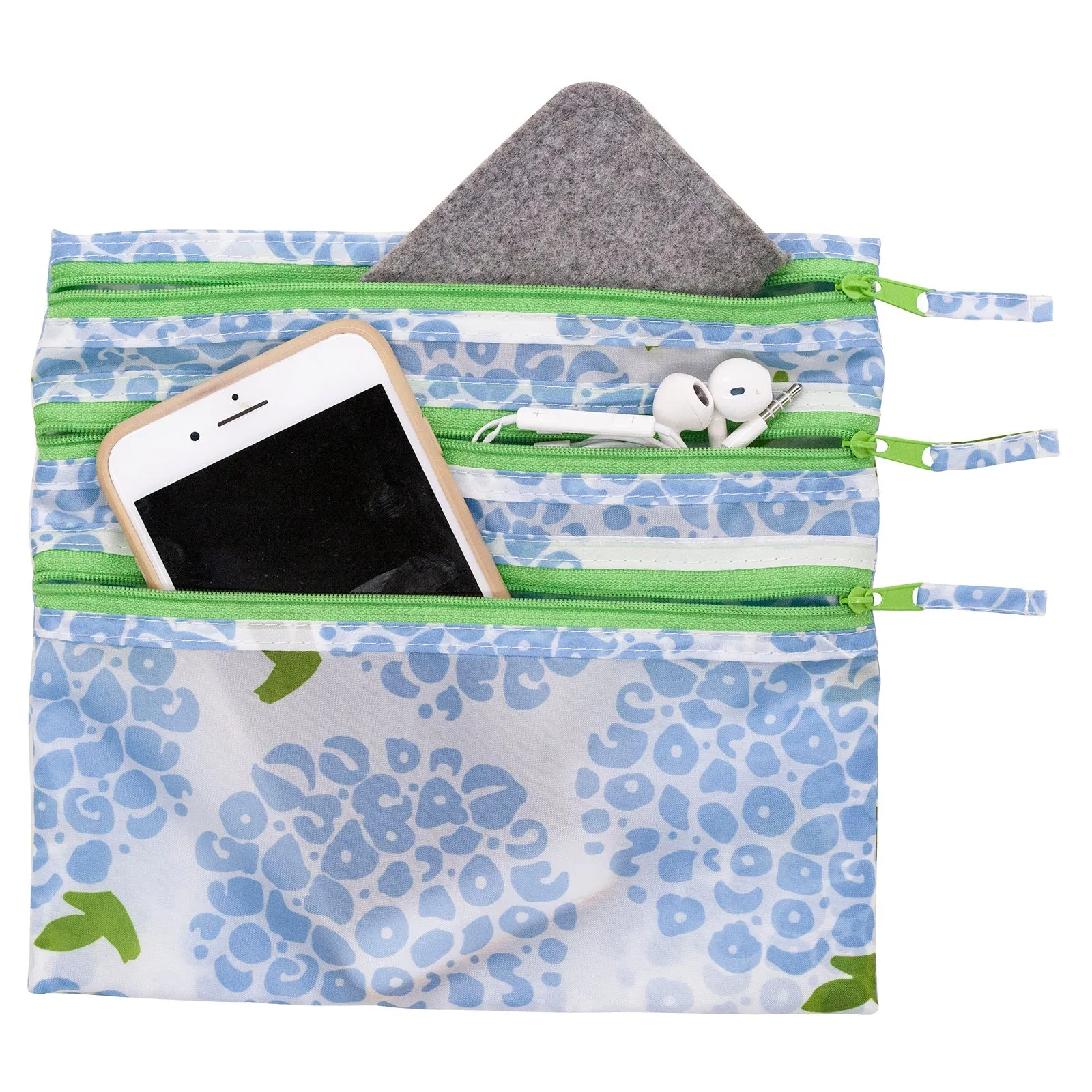 Hydrangea Travel Organizer Pouch