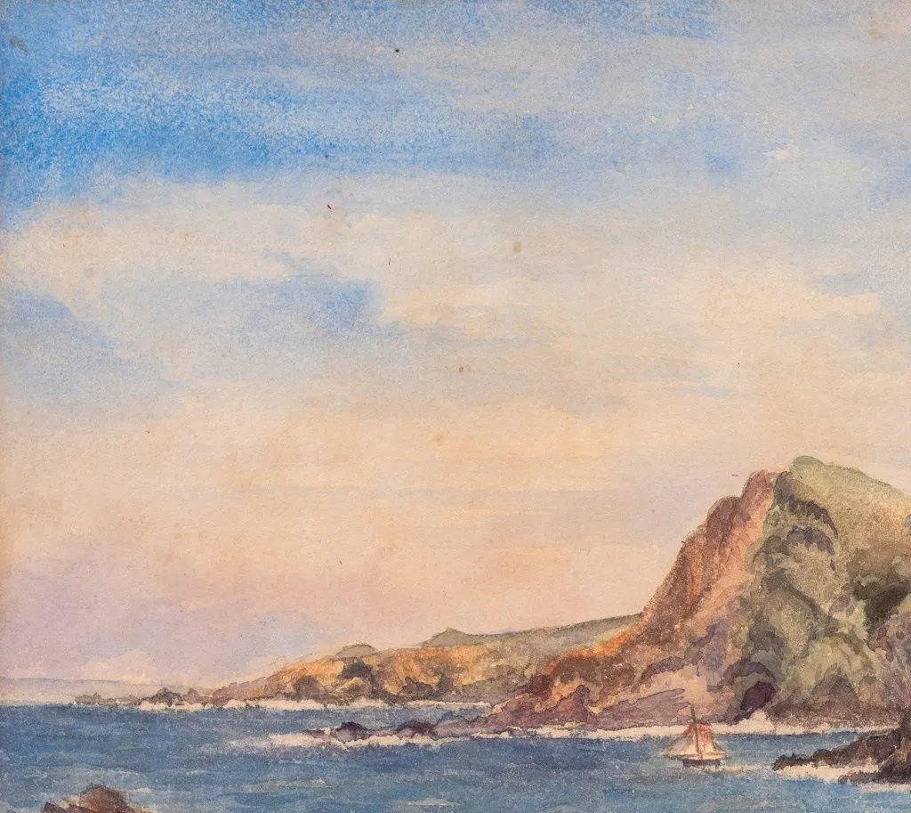 Ilfracombe, Lantern Hill, Hillsborough Watercolor